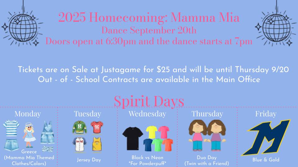 Homecoming Spirit Days